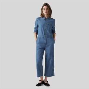 Levi's Women's Classic Blue Denim Overalls